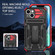 iPhone 14 King Kong Back Clip Series Holder Phone Case  - Red