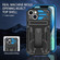 iPhone 14 King Kong Back Clip Series Holder Phone Case  - Blue