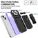 iPhone 14 King Kong Back Clip Series Holder Phone Case  - Purple