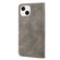 iPhone 14 Skin Feel Splicing Leather Phone Case  - Grey