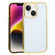 iPhone 14 Ultra-thin Electroplating TPU Phone Case  - Gold
