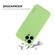 iPhone 14 ENKAY Liquid Silicone Shockproof Soft Phone Case - Light Green