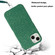 iPhone 14 Wheat Straw Material Degradable TPU Phone Case with Lanyard - Dark Green