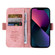 iPhone 14 BETOPNICE Dual-side Buckle Leather Phone Case - Pink