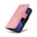 iPhone 14 BETOPNICE Dual-side Buckle Leather Phone Case - Pink