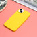 iPhone 14 Solid Color Frosted Silicone Phone Case - Yellow