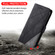 iPhone 14 Skin Feel Splicing Leather Phone Case - Black