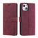 iPhone 14 Skin Feel Anti-theft Brush Horizontal Flip Leather Phone Case - Red