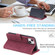 iPhone 14 Skin Feel Anti-theft Brush Horizontal Flip Leather Phone Case - Red