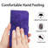 iPhone 14 Skin Feel Sun Flower Pattern Flip Leather Phone Case with Lanyard - Dark Purple