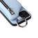 iPhone 14 Detachable Zippered Coin Purse Phone Case with Lanyard - Blue