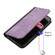 iPhone 14 Side Buckle Double Fold Hand Strap Leather Phone Case - Purple
