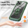 iPhone 14 TPU + PC Lens Protection Phone Case with Ring Holder - Green