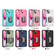 iPhone 14 Ring Holder Non-slip Shockproof Armor Phone Case  - Pink