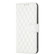 iPhone 14 Diamond Lattice Wallet Leather Flip Phone Case  - White