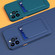 iPhone 14 Skin Feel Card Color Button TPU Case  - Dark Blue