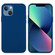 iPhone 14 Solid Color Silicone Phone Case  - Cobalt Blue