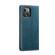 iPhone 14 CaseMe-013 Multifunctional Retro Frosted Leather Phone Case  - Blue