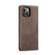 iPhone 14 CaseMe-013 Multifunctional Retro Frosted Leather Phone Case  - Coffee