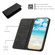 iPhone 14 Diamond Pattern Splicing Skin Feel Magnetic Phone Case  - Black