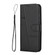 iPhone 14 Stitching Calf Texture Buckle Leather Phone Case  - Black