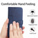 iPhone 14 Stitching Calf Texture Buckle Leather Phone Case  - Blue
