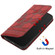 iPhone 14 Football Texture Magnetic Leather Flip Phone Case  - Red