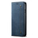 iPhone 14 Denim Texture Casual Style Leather Phone Case  - Blue