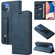 iPhone 14 Wristband Magnetic Leather Phone Case  - Dark Blue