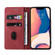 iPhone 14 Wristband Magnetic Leather Phone Case  - Red