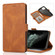 iPhone 14 Retro Magnetic Closing Clasp Leather Case  - Brown