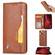 iPhone 14 Knead Skin Texture Leather Case  - Brown