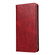 iPhone 14 Calf Texture Magnetic Flip Leather Phone Case  - Red