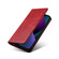 iPhone 14 Calf Texture Magnetic Flip Leather Phone Case  - Red