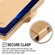 iPhone 14 GOOSPERY BLUE MOON Crazy Horse Texture Leather Case  - Gold