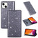 iPhone 14 Ultrathin Glitter Magnetic Leather Case  - Grey