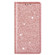 iPhone 14 Ultrathin Glitter Magnetic Leather Case  - Rose Gold
