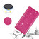 iPhone 14 Ultrathin Glitter Magnetic Leather Case Max - Rose Red
