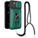 iPhone 14 Lanyard Slide Camshield Card Phone Case  - Dark Green