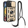 iPhone 14 Lanyard Slide Camshield Ring Phone Case  - Gold
