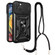 iPhone 14 Lanyard Slide Camshield Ring Phone Case  - Black