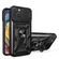 iPhone 14 Lanyard Slide Camshield Ring Phone Case  - Black