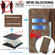 iPhone 14 RFID Anti-theft Brush Magnetic Leather Phone Case  - Brown