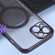 iPhone 14 MagSafe Electroplating Straight TPU Phone Case  - Black