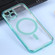 iPhone 14 MagSafe Electroplating Straight TPU Phone Case  - Green