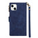 iPhone 14 Zipper Multi-card Slots Horizontal Flip Leather Case  - Blue