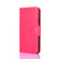 iPhone 14 Crystal Texture Horizontal Flip Leather Phone Case  - Rose Red