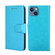 iPhone 14 Crystal Texture Horizontal Flip Leather Phone Case  - Light Blue