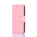 iPhone 14 Crystal Texture Horizontal Flip Leather Phone Case  - Pink