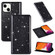 iPhone 14 Ultrathin Glitter Magnetic Leather Case Max - Black